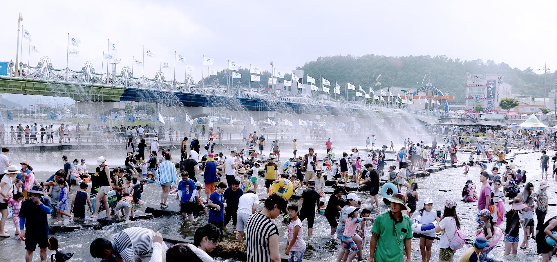 정남진 장흥 물축제