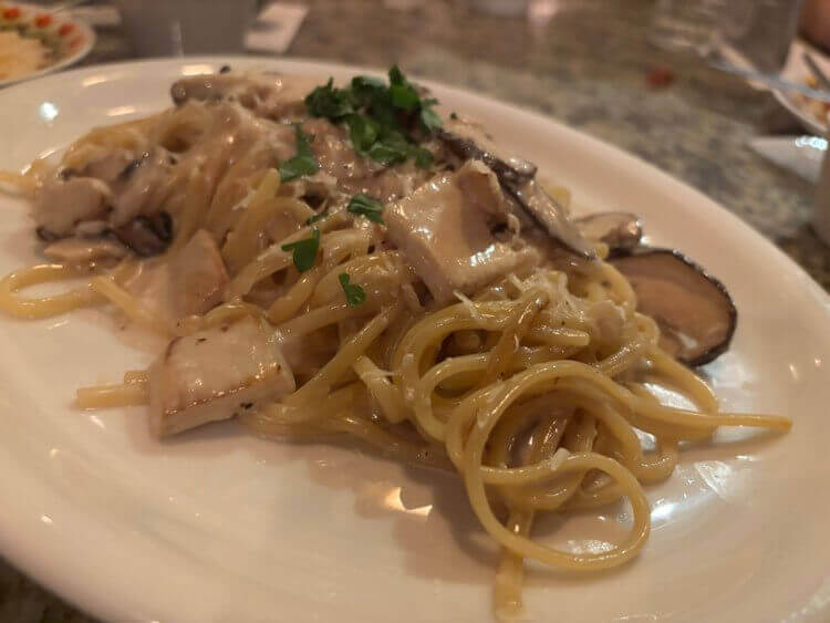 버섯크림파스타