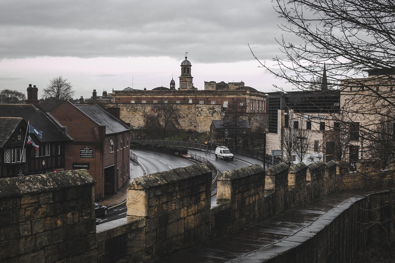 요크 성벽길 사진