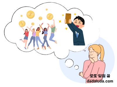 로또 당첨 꿈 황금색 물체를 받는