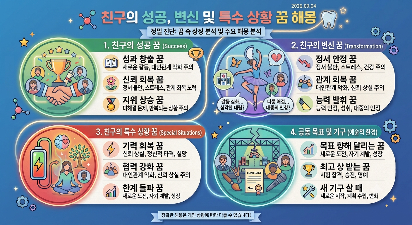 친구의 성공, 변신 및 특수 상황 꿈