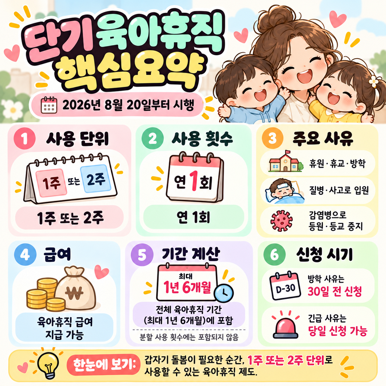 단기육아휴직