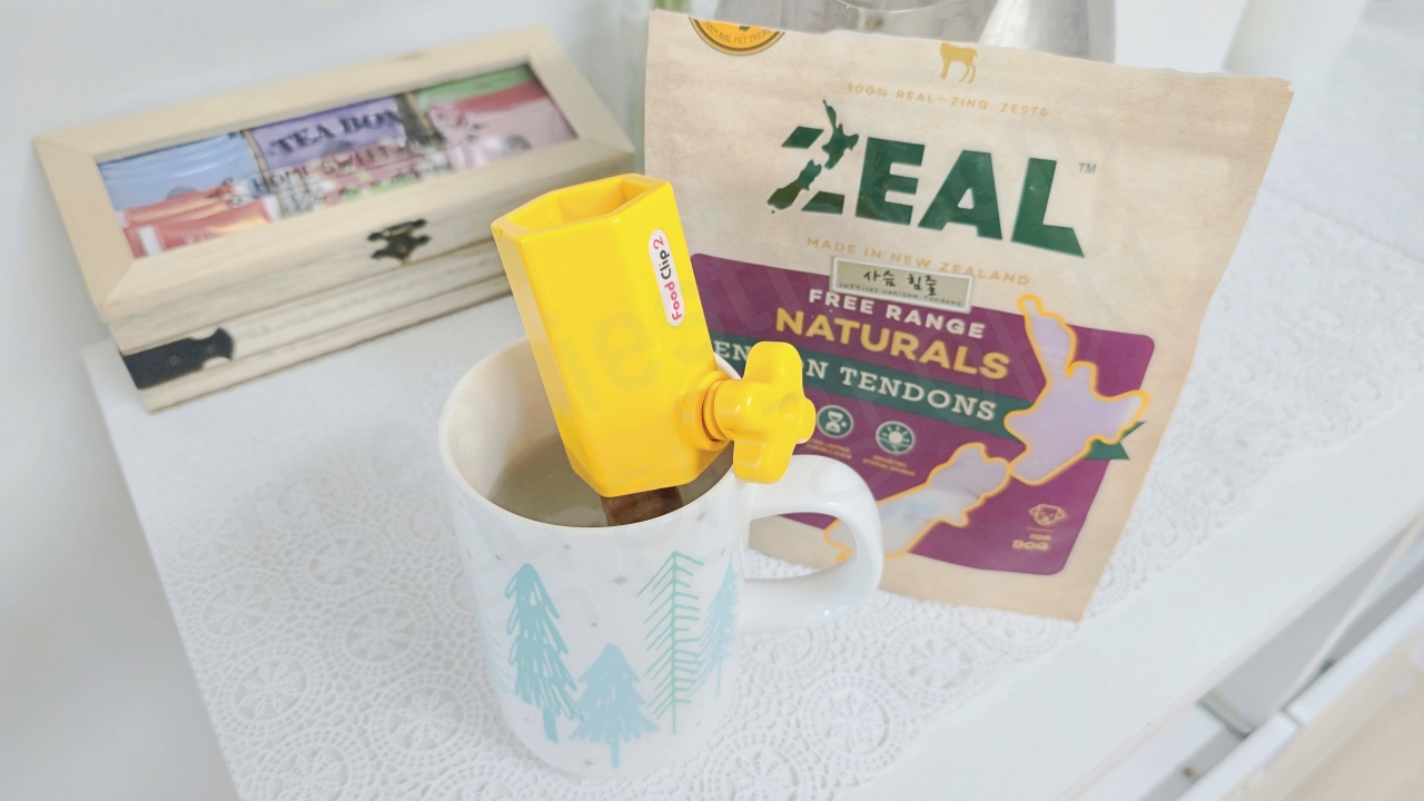 zeal 사슴 힘줄 개껌을 급여할 때 주의할 점