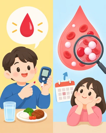당화혈색소와 장기 혈당 관리 기준13