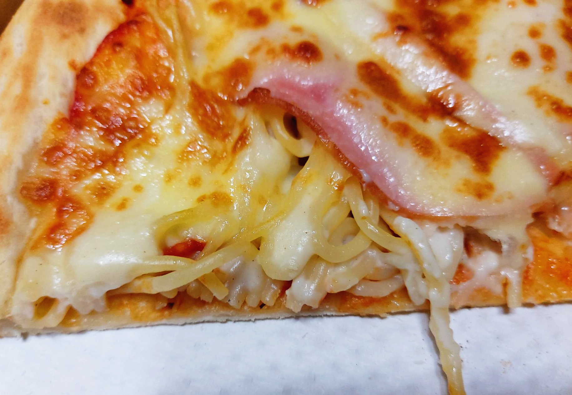 피자스쿨 까르보나라 피자 토핑