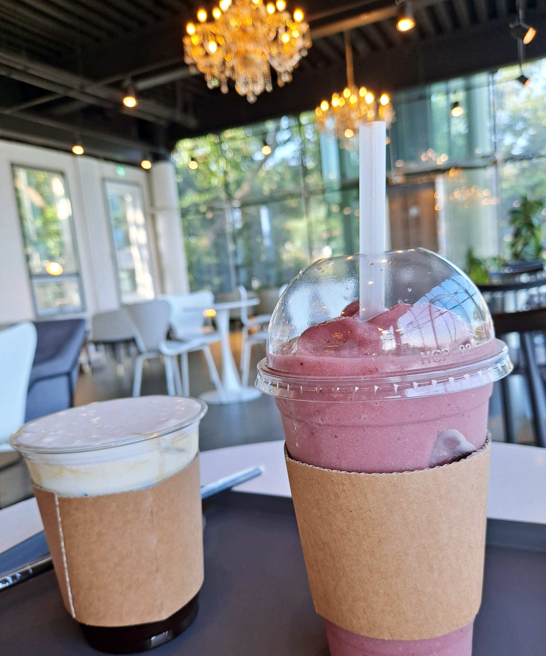 유리카페 주문메뉴