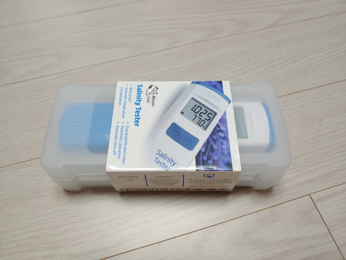 전자식 염도계 영점조정 방법