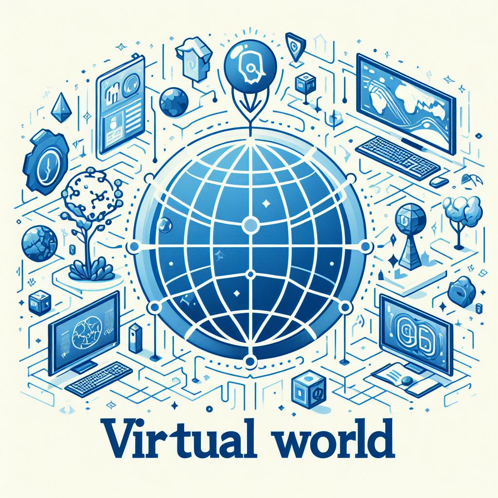 가상세계 로고