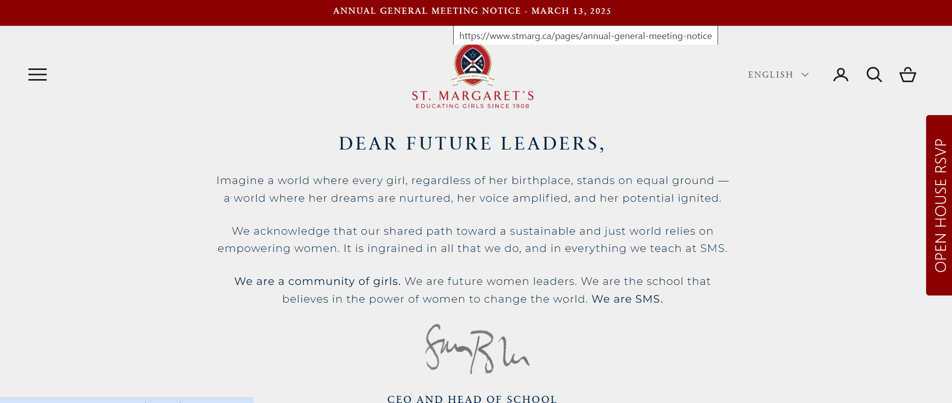 캐나다 세인트 마가릿스쿨 입학기준 및 영어실력, 영어시험, 입학실전 전략 관련 사진