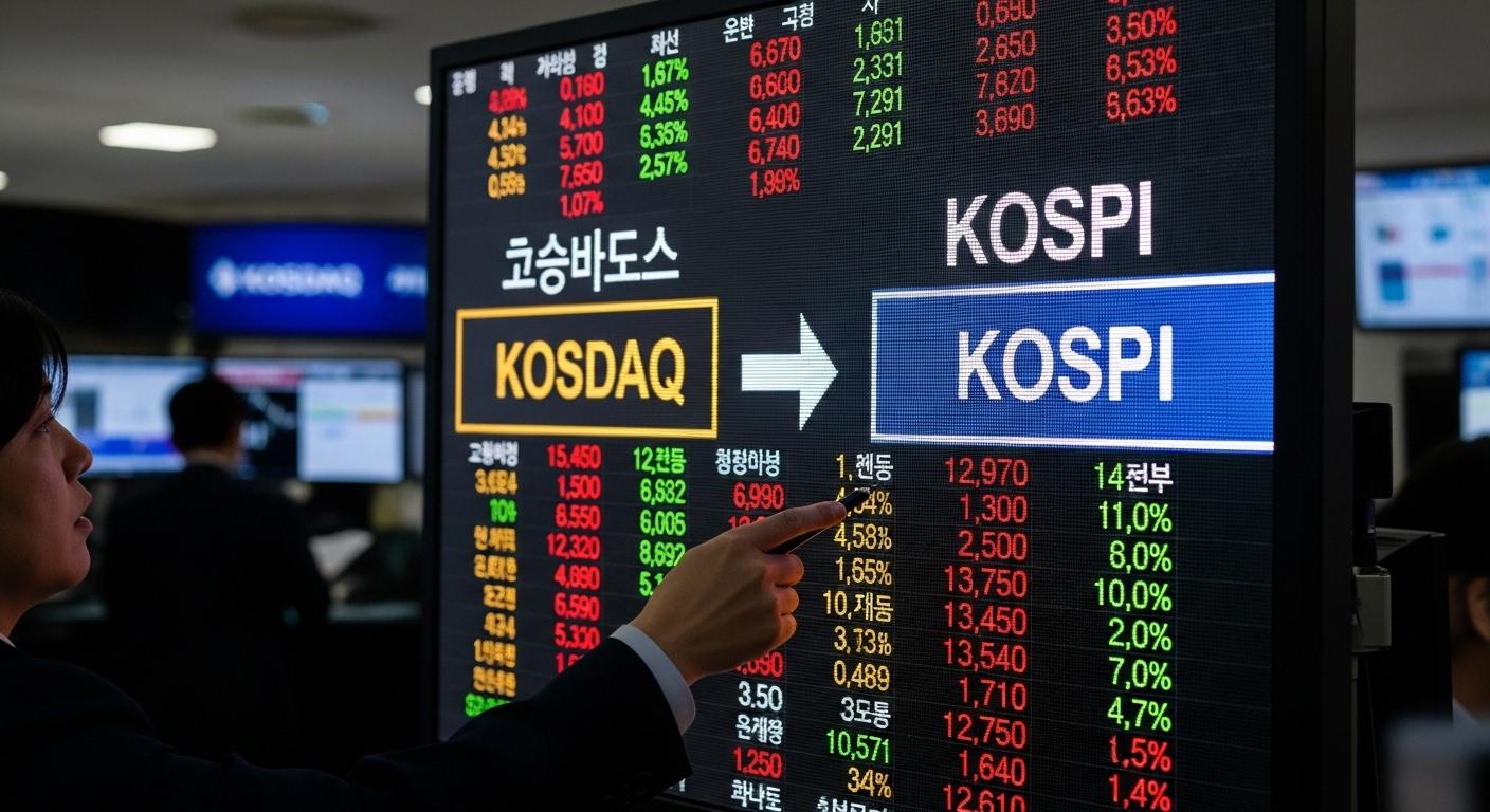 코스닥에서 코스피로 이전