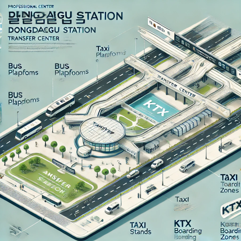 동대구역 환승 센터 지도