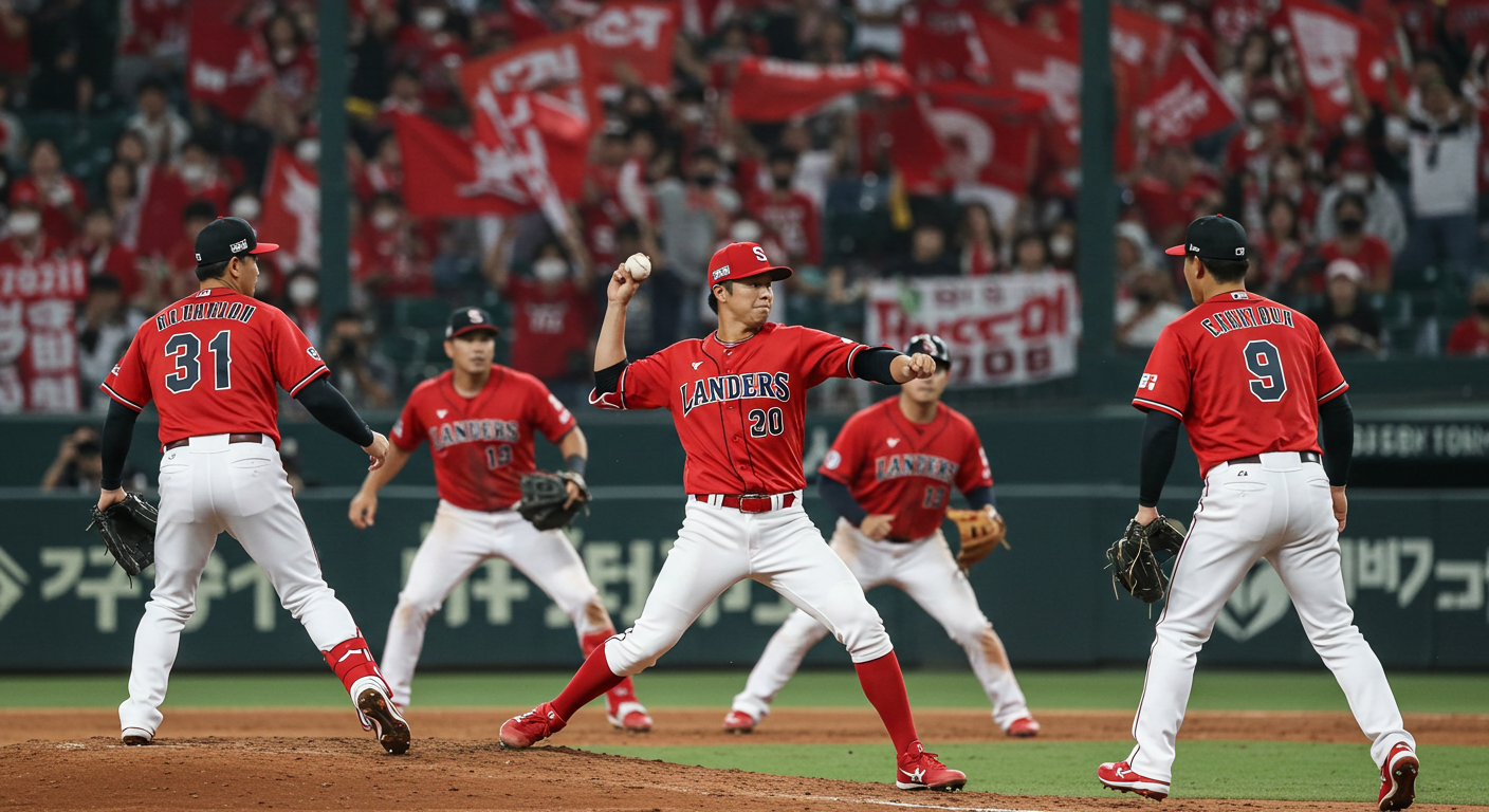 SSG 랜더스 관련 생성 이미지