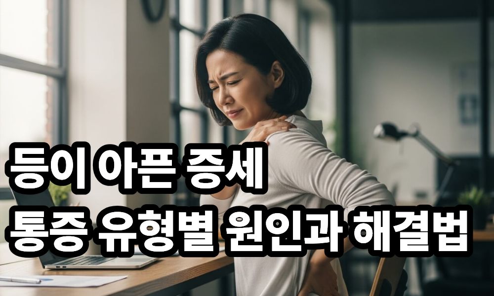 등이 아픈 증세 관련 사진 1