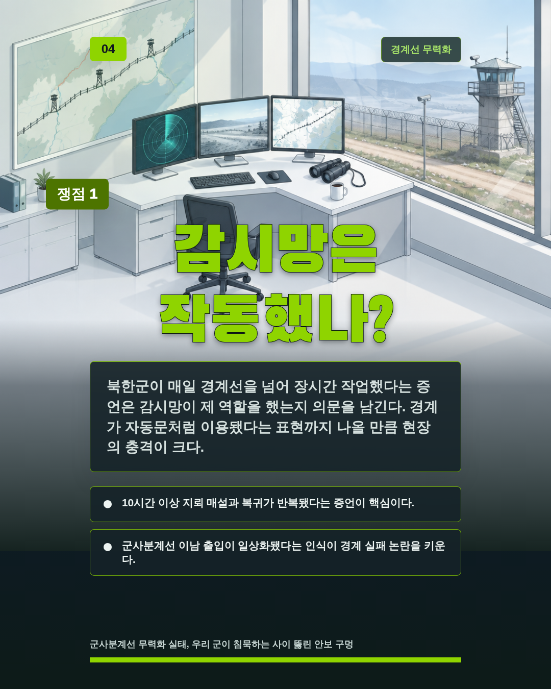 감시망은 작동했나?