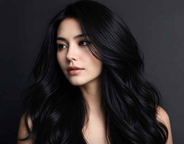 풍성한 머리카락