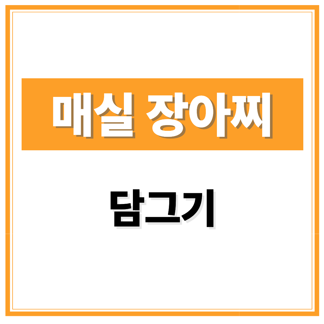 매실 장아찌 담그기