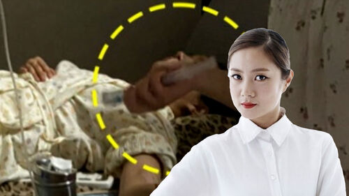 주사이모에게 주사 맞고있는 박나래