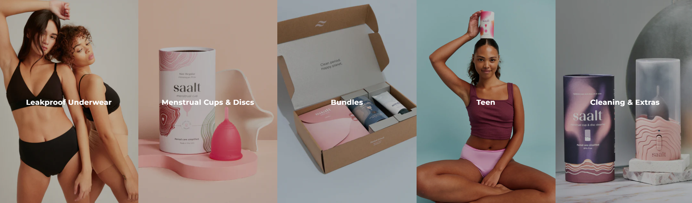 생리 팬티 브랜드 - Saalt