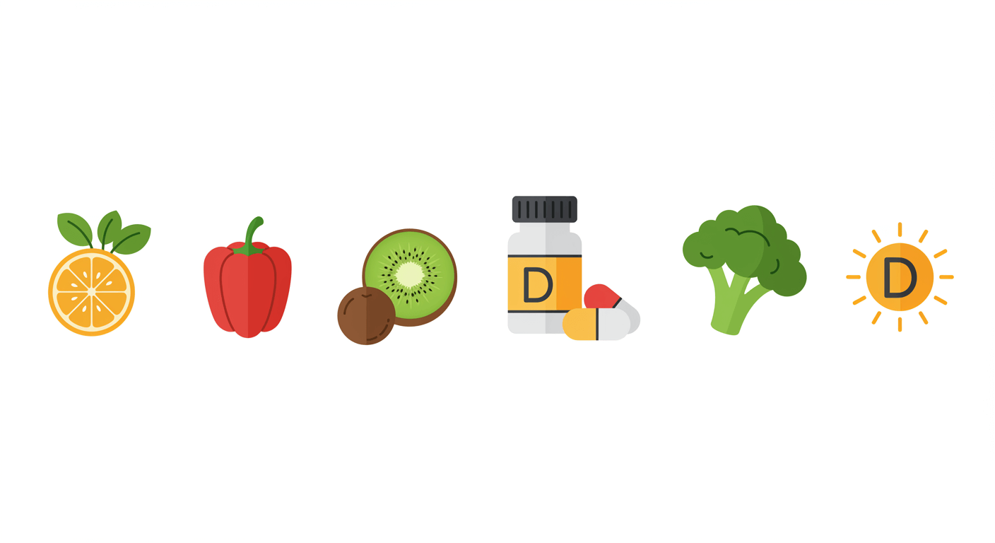 감기 예방에 효과적인 비타민 섭취