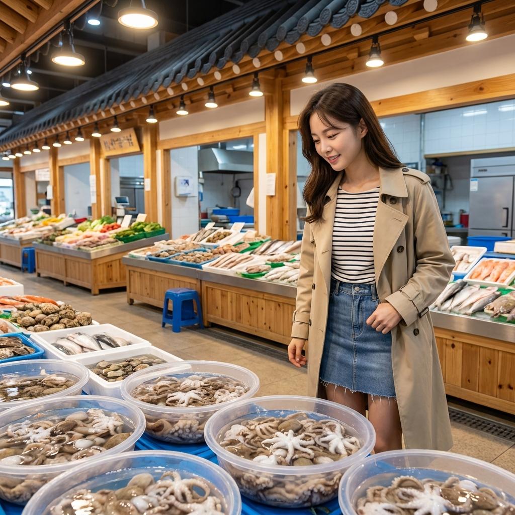 서천 수산물 특화시장 주꾸미 시세와 상차림 비용