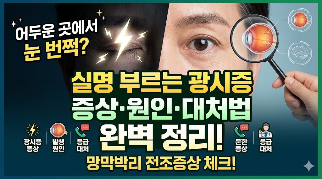 망막 박리 증상