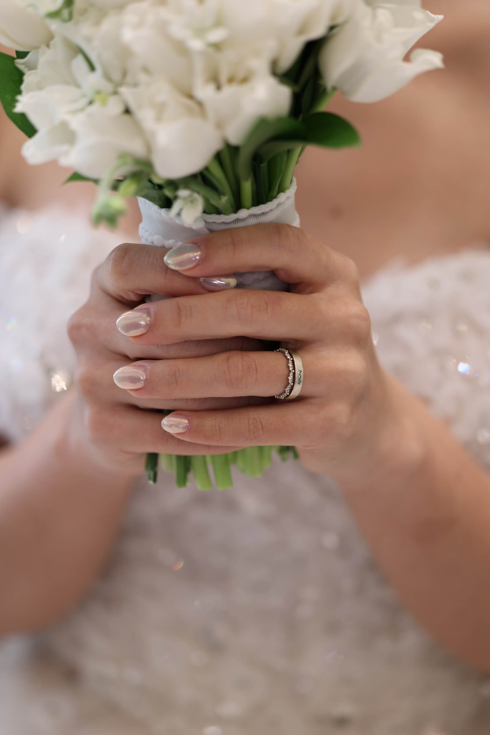 동탄 네일, 단정 웨딩네일