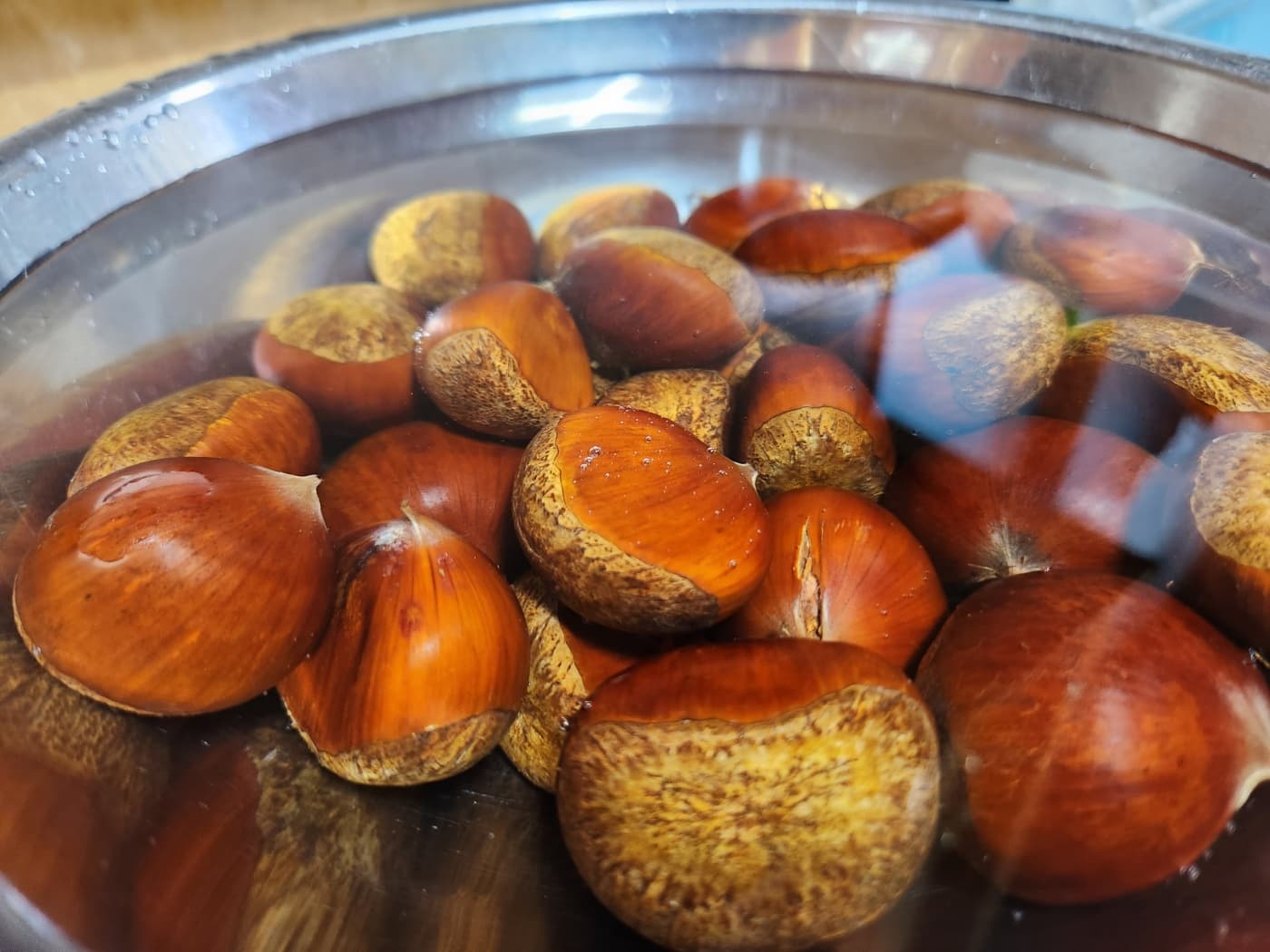 군밤만들기밤껍질쉽게제거하는방법