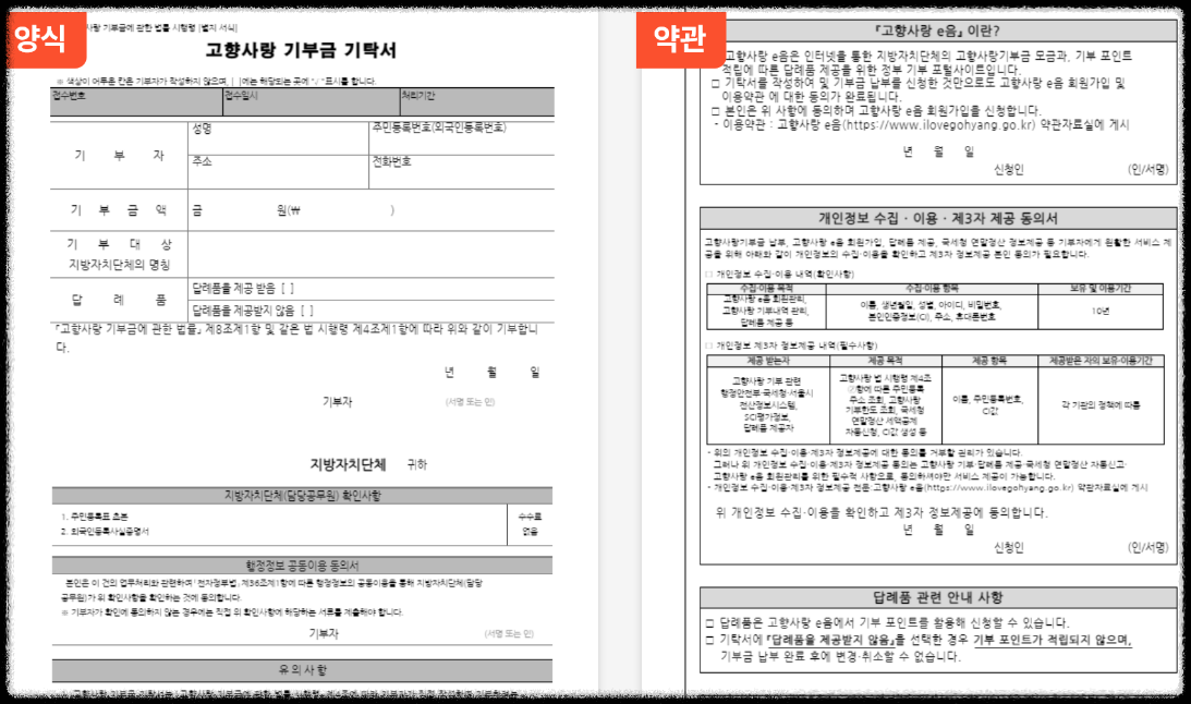 고향사랑기부제