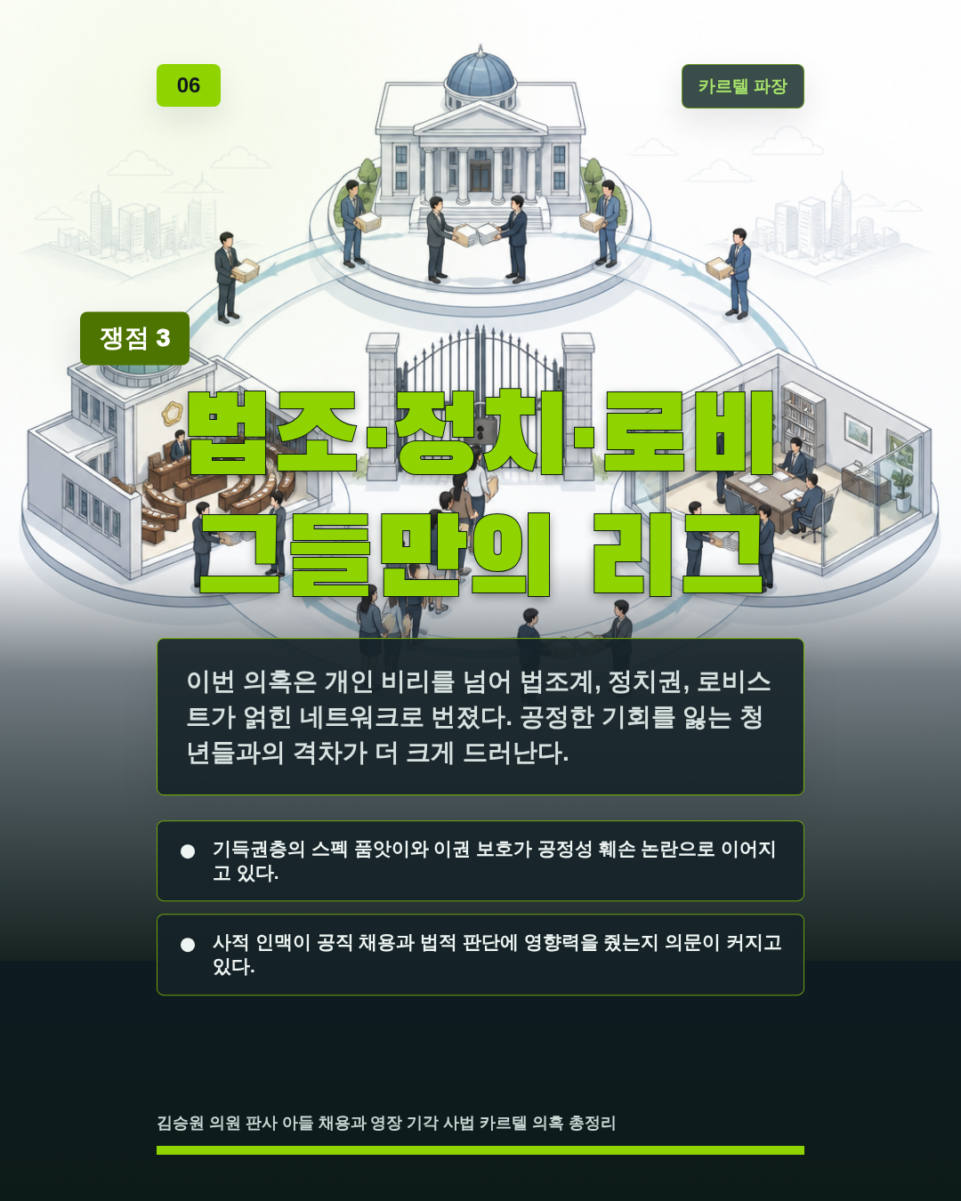 법조&middot;정치&middot;로비 그들만의 리그
