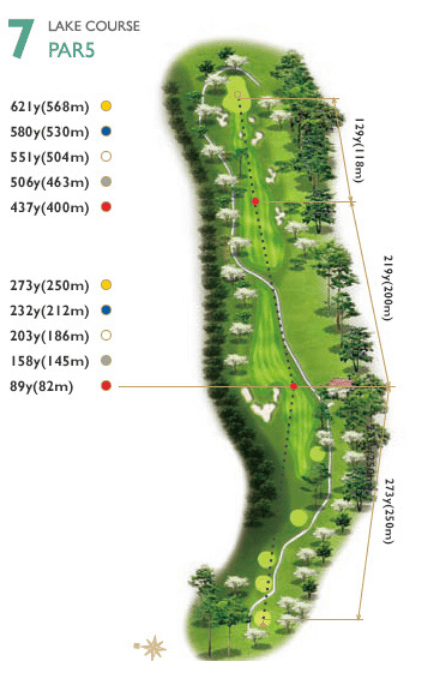 사우스스프링스 컨트리클럽 레이크코스 7