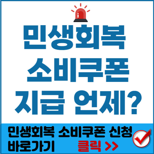 민생회복 소비쿠폰 지급 썸네일