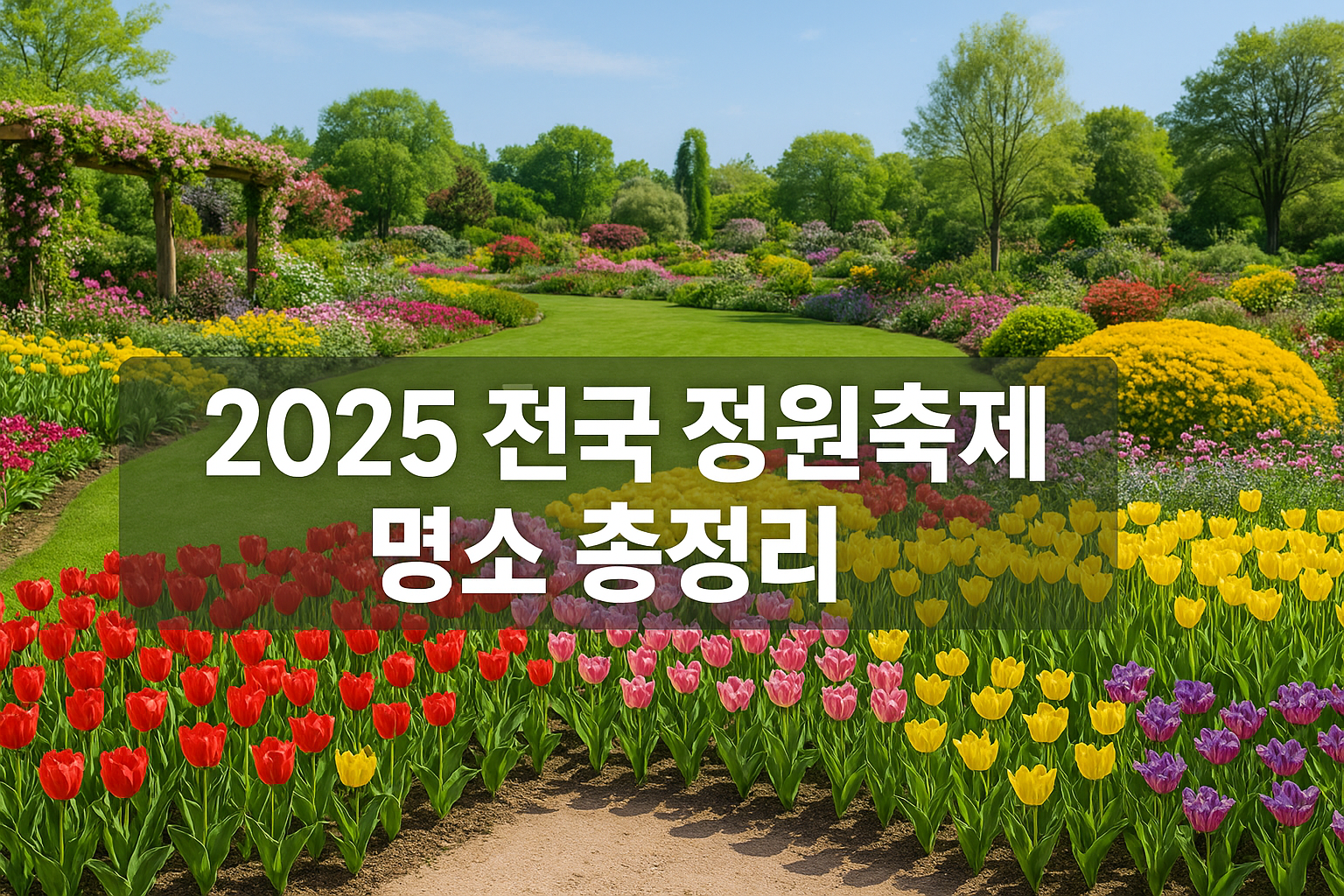2025 전국 정원축제 명소 총정리