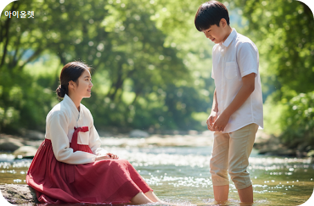 소년과 소녀의 첫 만남