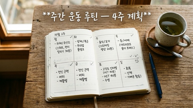 허리 협착증 주간 운동 루틴&amp;quot;