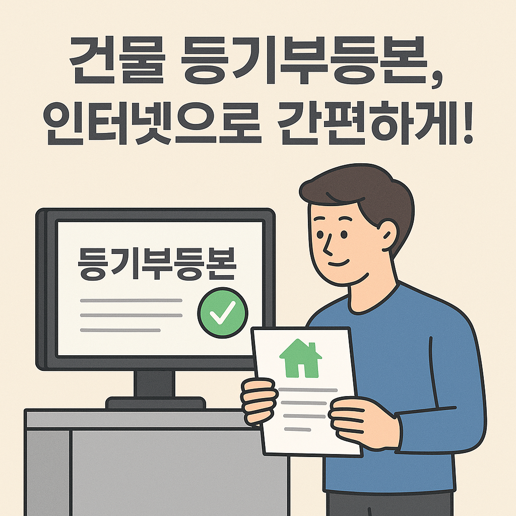 건물등기부등본 인터넷발급 방법 누구나 5분 만에 끝내는 꿀팁!