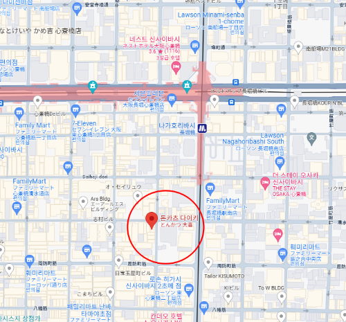 돈카츠 다이키 위치