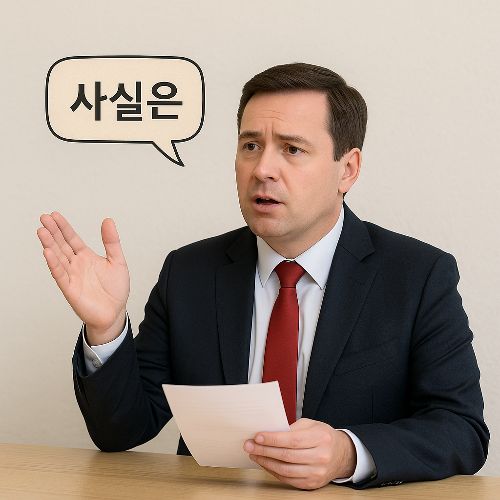 말버릇, 사실은