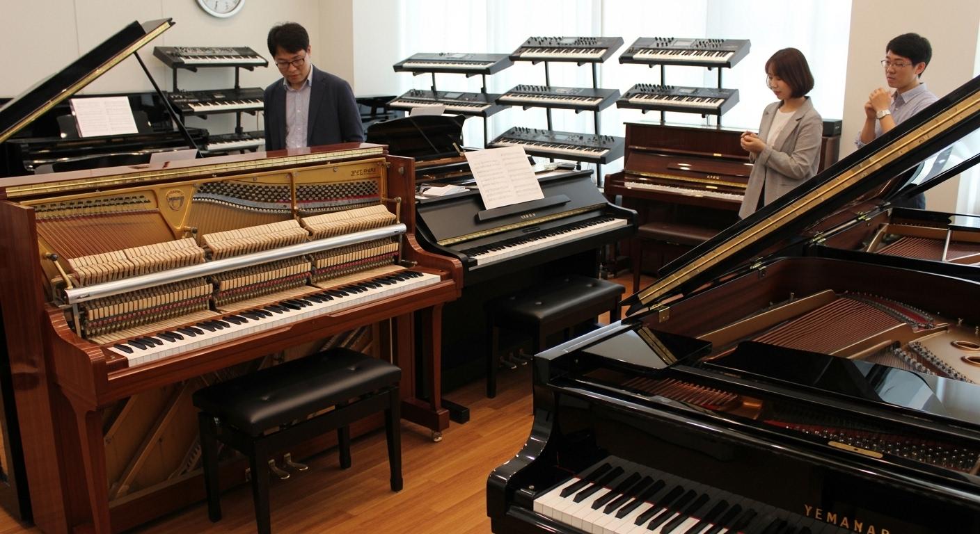 피아노의 종류 및 구조