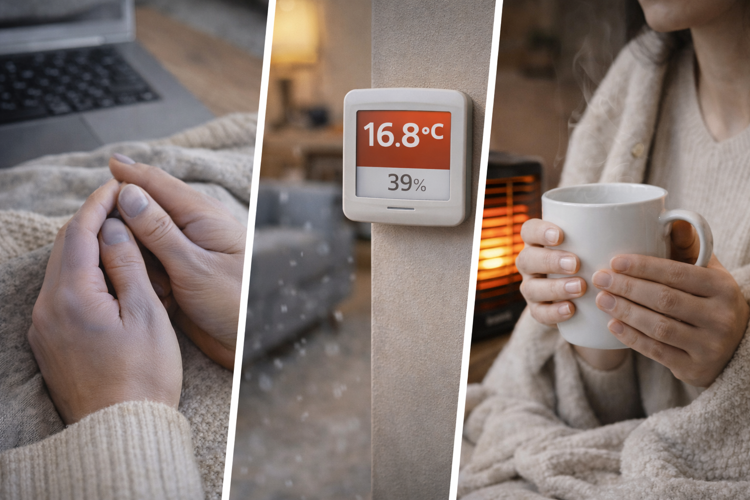 하루 종일 손이 차가운 사람: 실내 습관 점검표 관련 사진