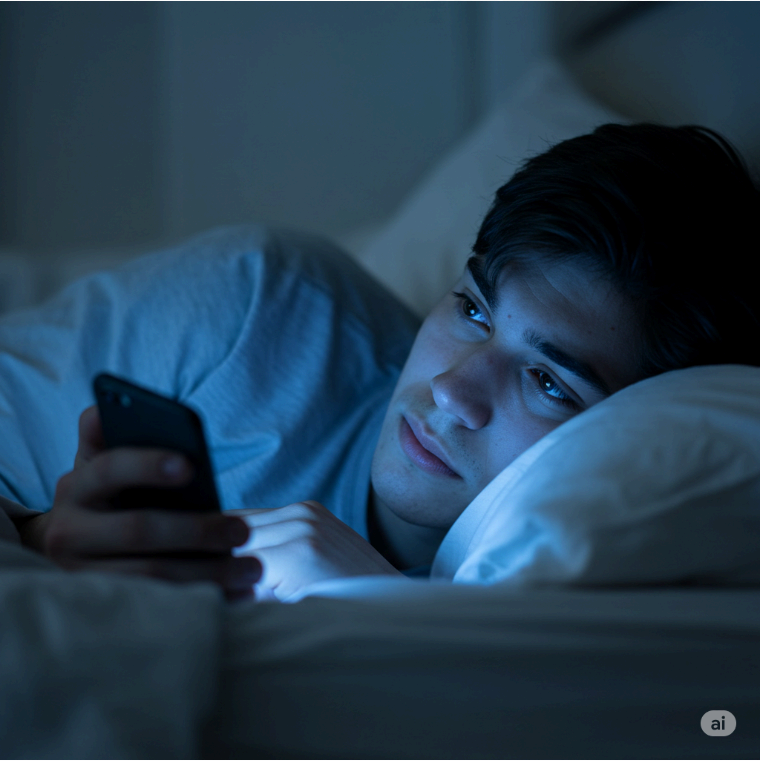 청소년의 스마트폰 중독이 렘수면 단계에 미치는 손상 효과