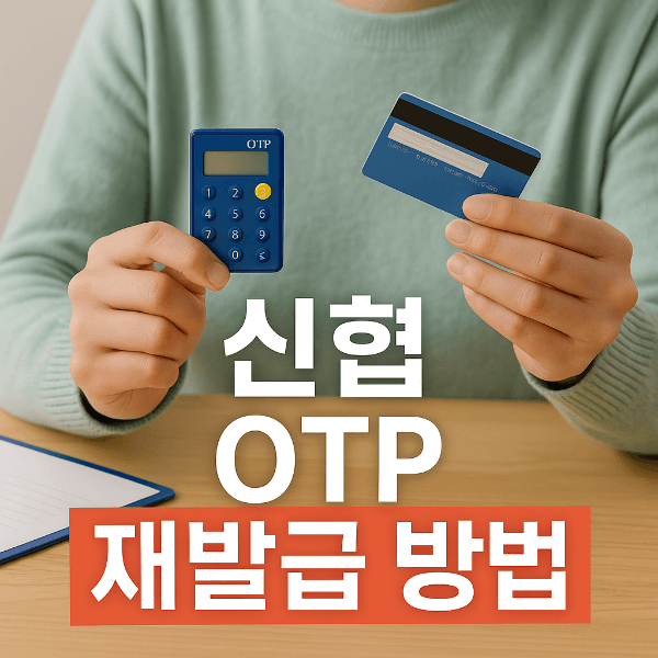 신협 OTP 재발급 방법 썸네일