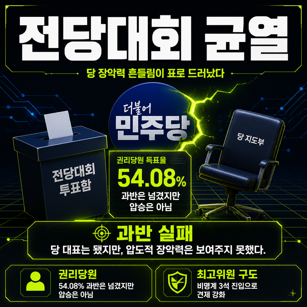 전당대회 균열