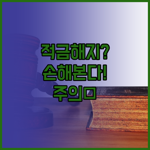 청년미래적금 중도해지 시 불이익 주의..