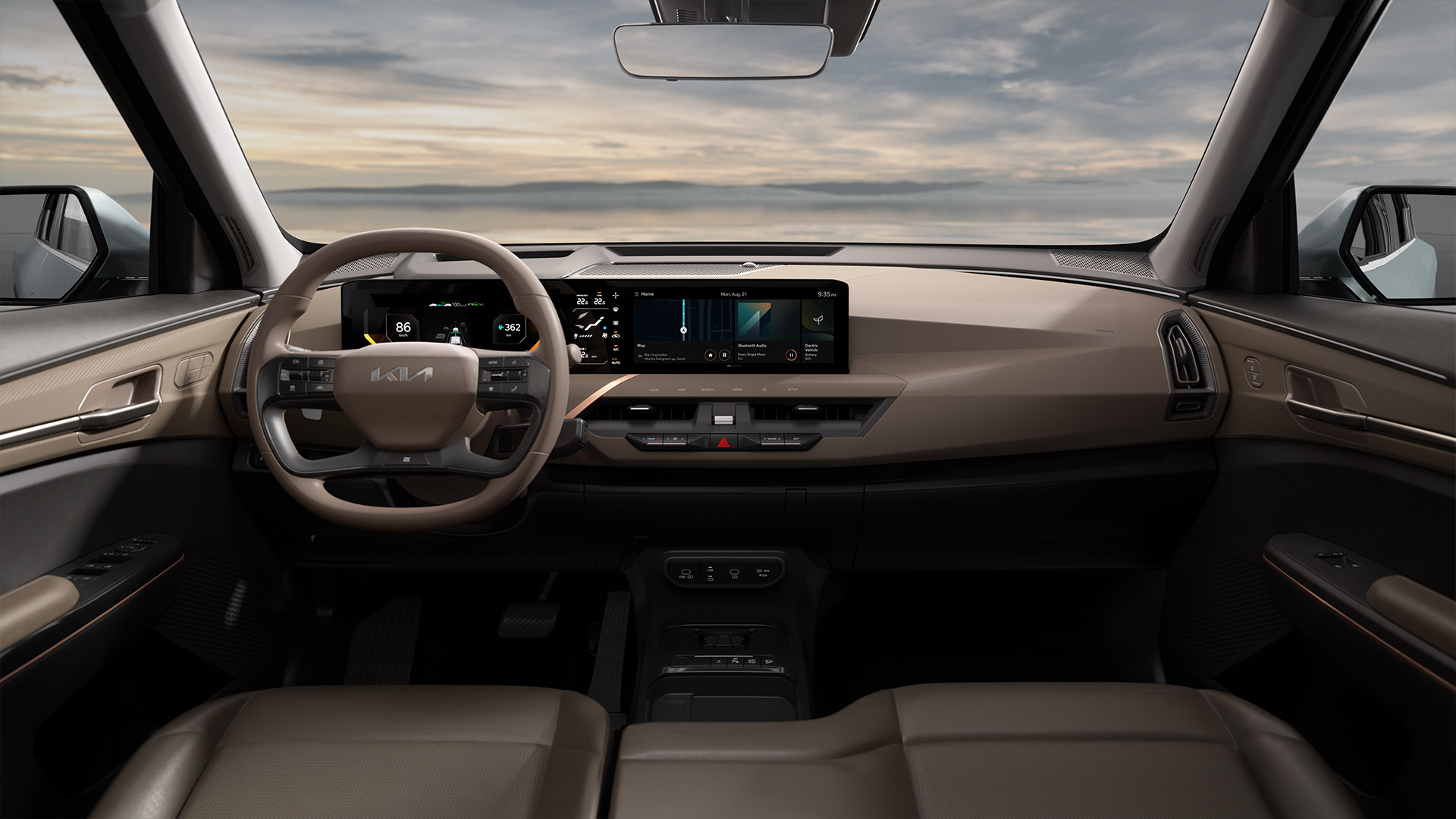 Kia EV5 중국형 모델 실내 인테리어