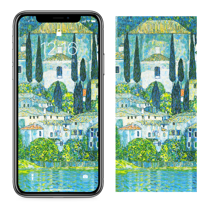 11 칸소네의 교회 C - Gustav Klimt 클림트배경화면