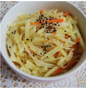 히카마 볶음반찬