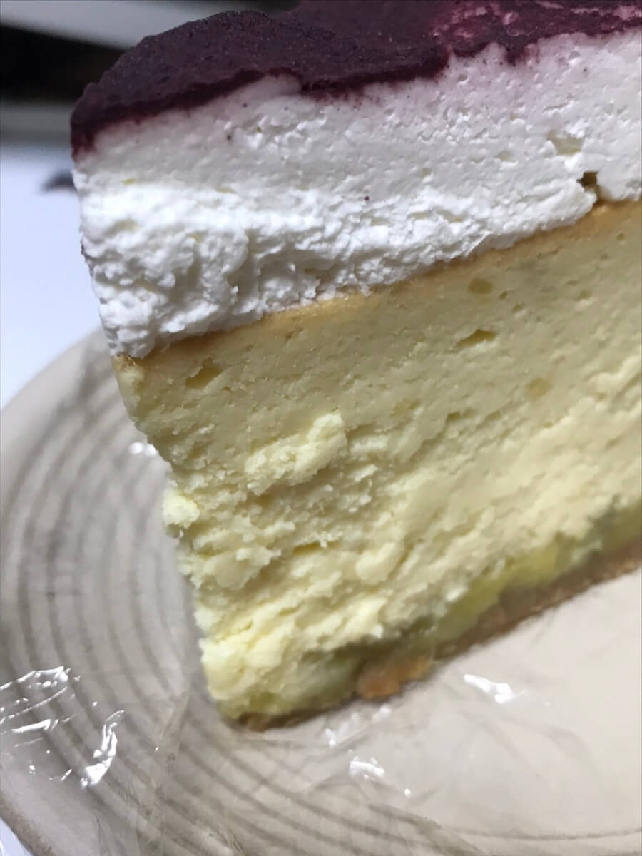 꿀고구마 케이크 크림층과 치즈케이크층