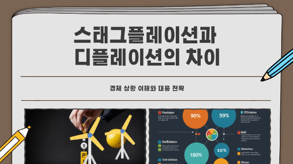 스태그플레이션과 디플레이션의 차이