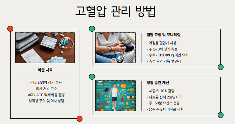 고혈압 관리 방법