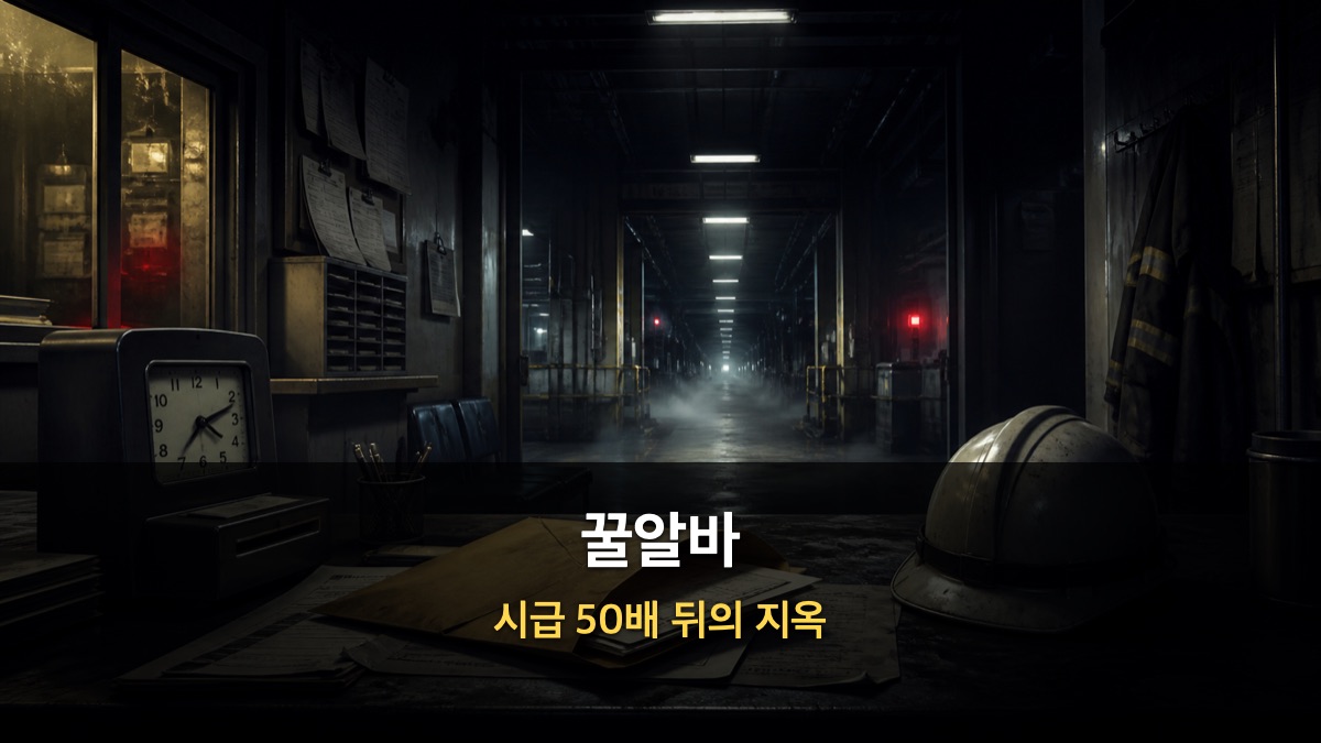 넷플릭스 꿀알바 출연진&middot;줄거리｜시급 50배 뒤에 숨은 지옥의 노동 대표 이미지